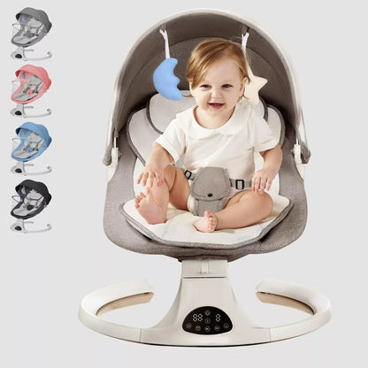 Electric Baby Swing with Bluetooth, Music, Remote – Infant Cradle