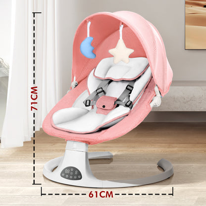 Electric Baby Swing with Bluetooth, Music, Remote – Infant Cradle