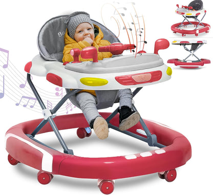 Baby Walker & Rocker Bouncer with Music Activity Tray