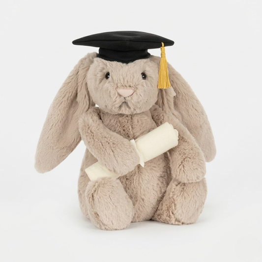 Bashful Bunny Graduation Outfit Soft Toy