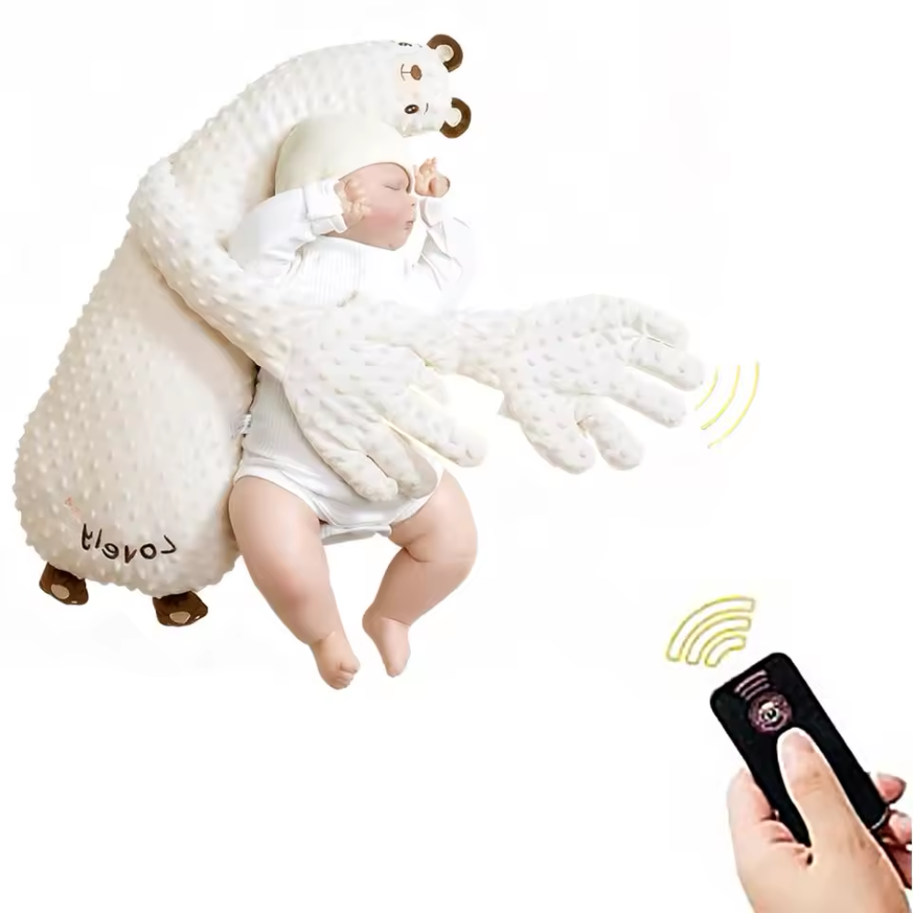 Baby Sleep Patting Toy – Plush Soothing Sleep Aid with Remote Control
